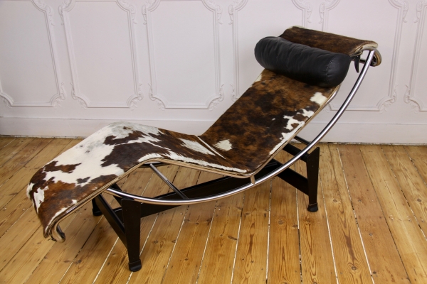 Chaise longue LC4 Le Corbusier en poulain, 1960